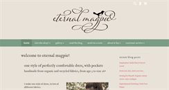 Desktop Screenshot of eternalmagpie.com